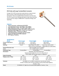 Thumbnail of document Data Sheet - PR-15E Terminal Block RTD (PT100) Probe